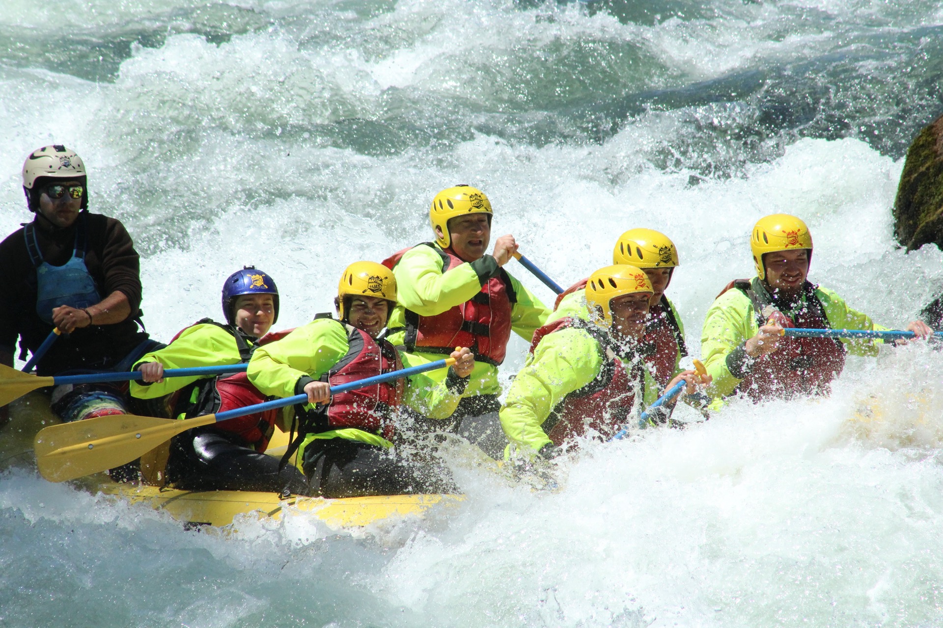 Rafting TRancura alto